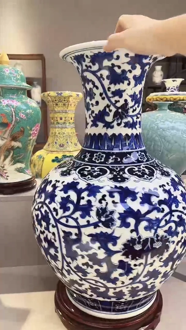 摆件景德镇陶瓷花瓶