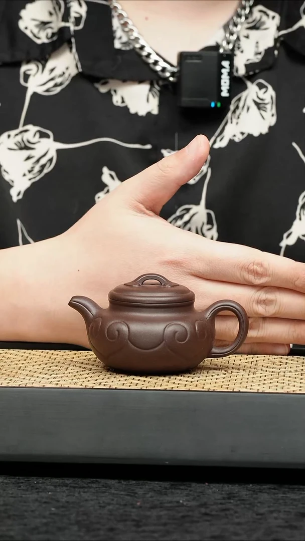 茶壶紫砂五堂 仿古如意-120cc