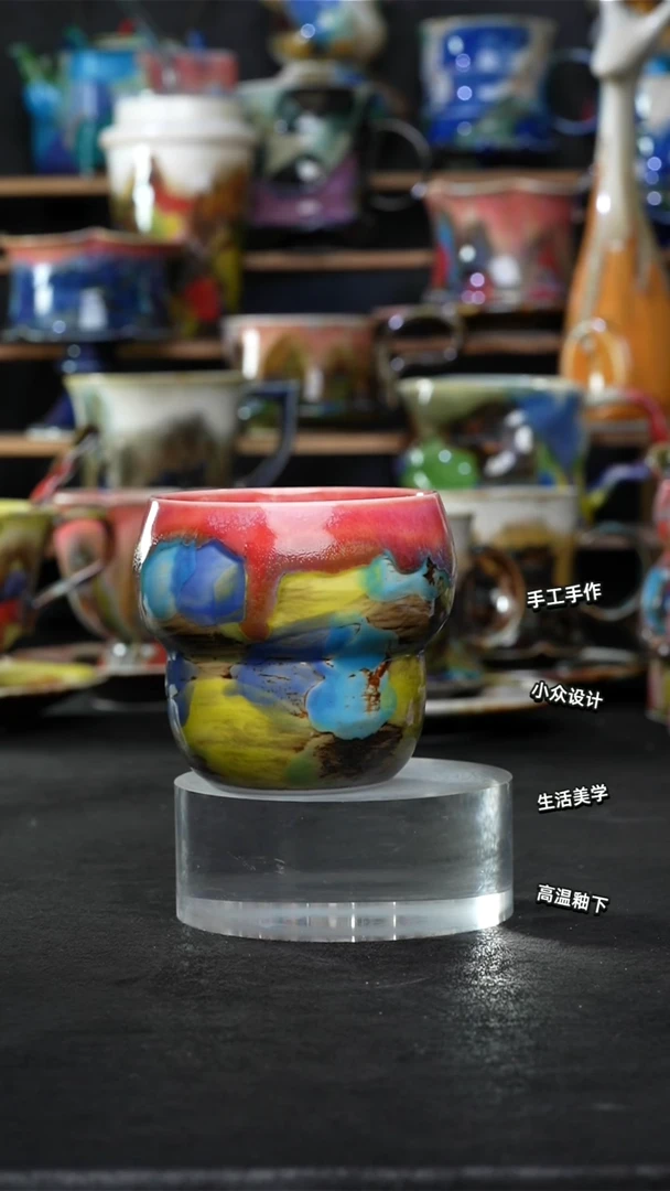 设计师款景德镇森涩手创陶瓷（食品级）585