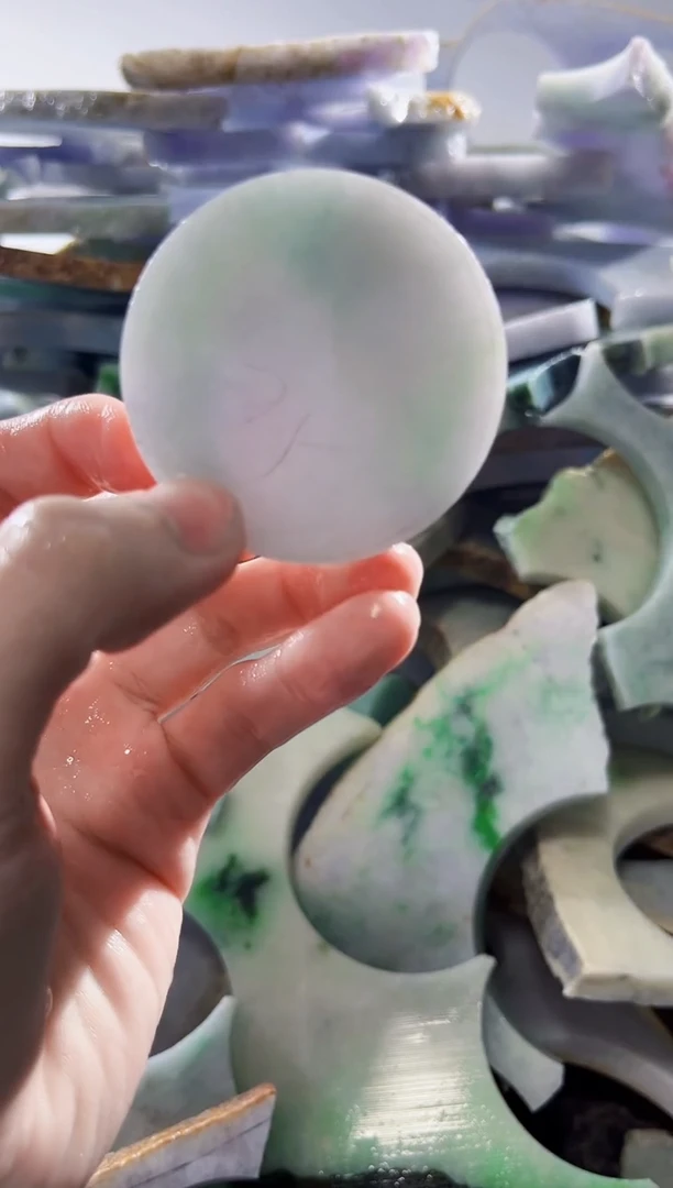 裸石翡翠缅甸翡翠A货文5386