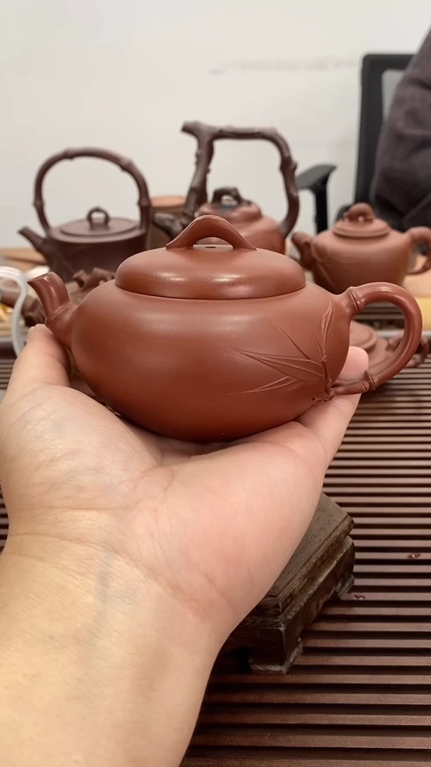 茶壶紫砂福利一片竹180毫升