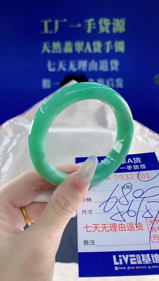 未镶嵌手镯翡翠01天然翡翠A货