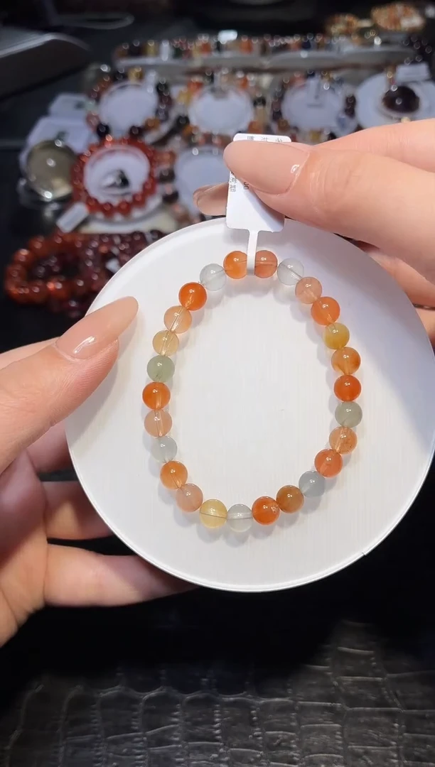 未镶嵌手链水晶兔毛手链单圈A7