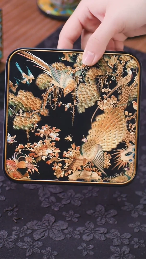 壹藏贰宝百鸟朝凤大垫子一片