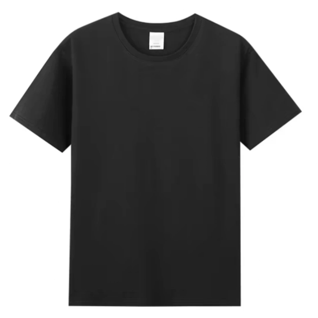 C001夏季爆款男女款纯色重磅圆领T恤潮牌宽松休闲上衣短袖