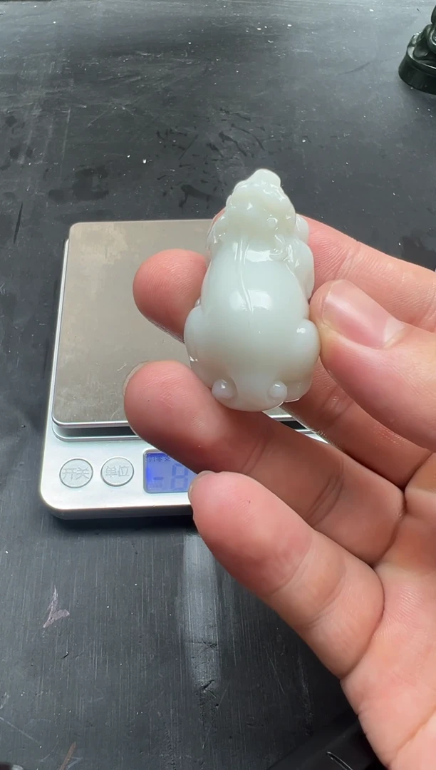 和田玉未镶嵌颈饰w****f玉坠