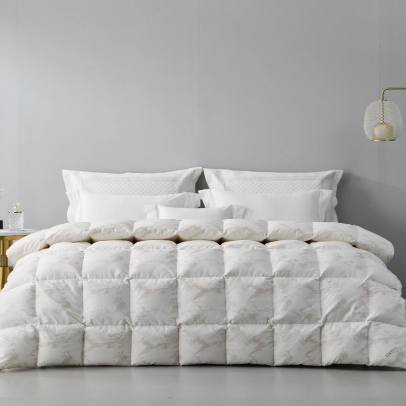 【恐龙精选】恐龙  幻美黄金比桑蚕丝鹅绒被  鹅绒蚕丝被  幻美