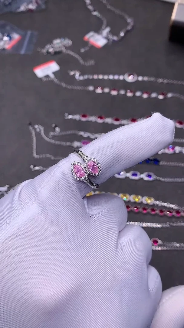 【闪购商品】碧玺戒指银S925镶嵌......