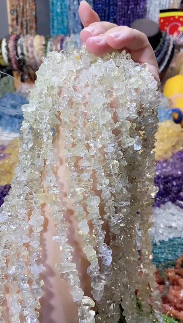 未镶嵌珠宝半成品水晶柠檬晶