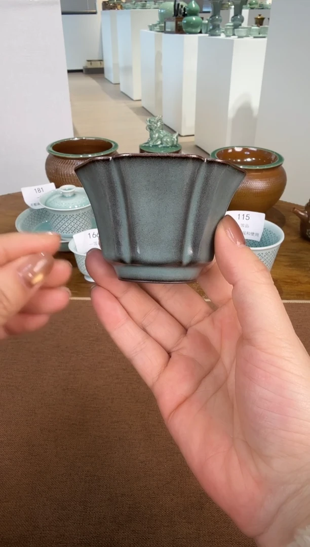 青瓷手工茶器包邮不带礼盒