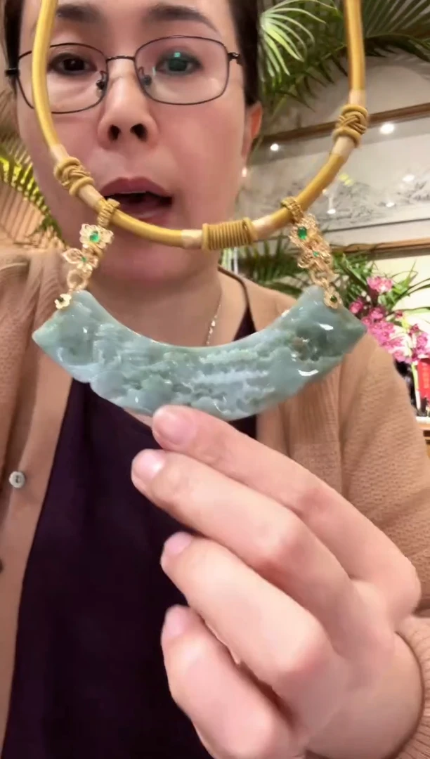 【闪购商品】翡翠颈饰未镶嵌国风