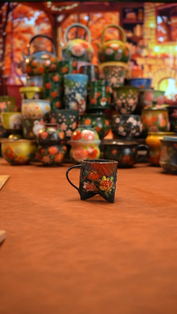 油画   釉下彩   杯子