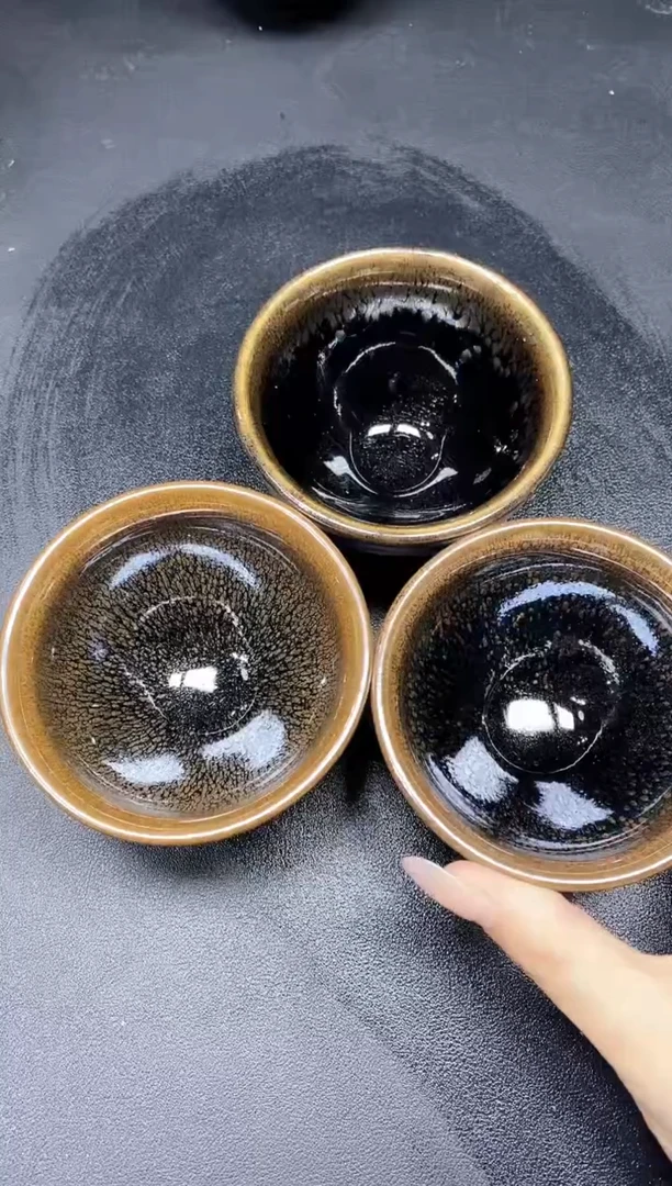 茶盏44微瑕三只