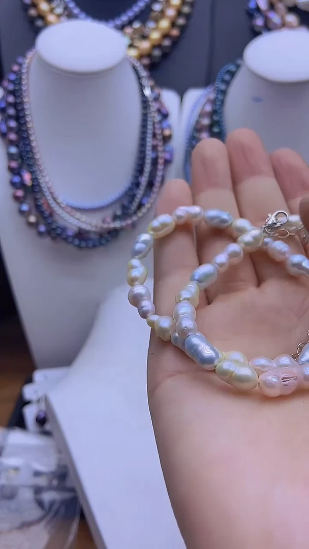 淡水珍珠未镶嵌颈饰2