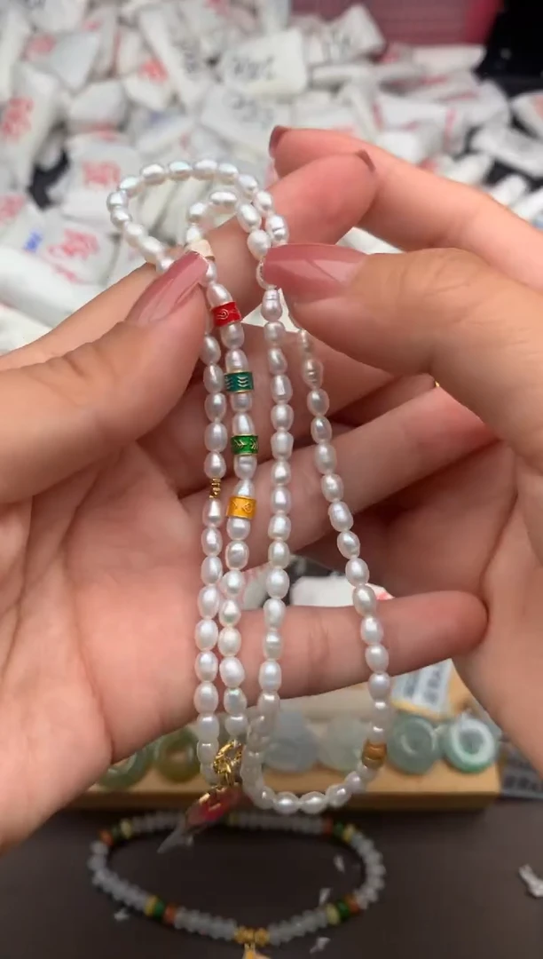 【闪购商品】淡水珍珠颈饰银S925镶嵌一