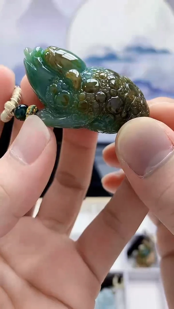 未镶嵌定制翡翠4898bb-毛货挂件47