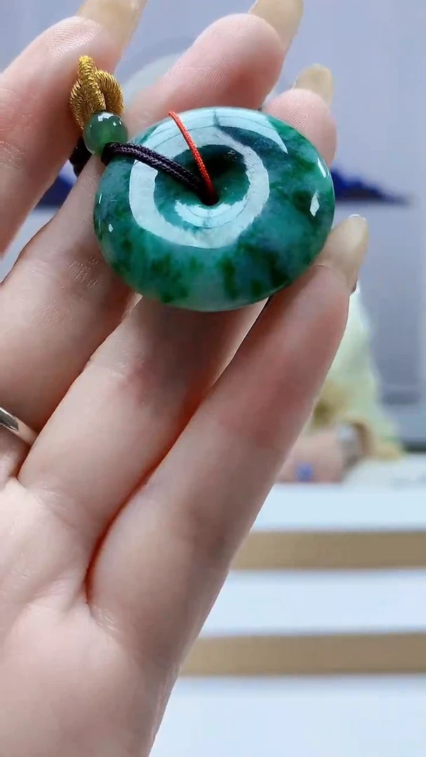 未镶嵌定制翡翠4852DD-毛货挂件20