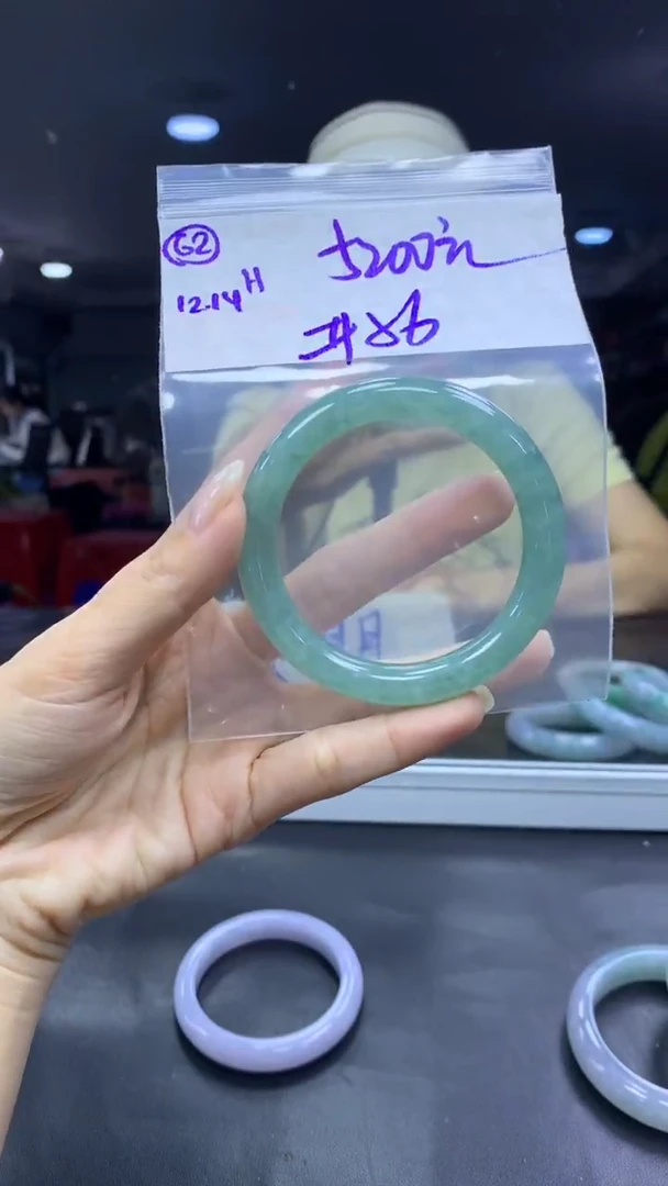 未镶嵌定制翡翠62手镯56+5200元+拍一发一