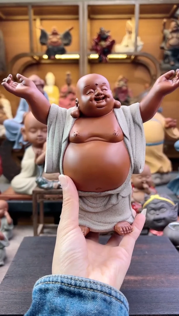 紫砂茶宠器闵茶宠摆件