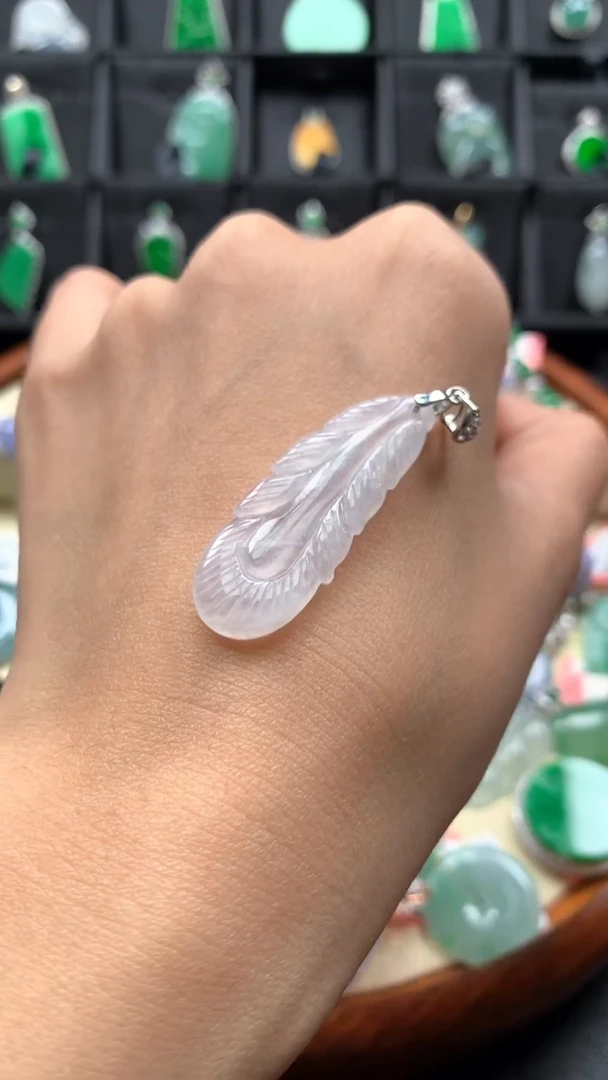 【闪购商品】翡翠颈饰未镶嵌天然缅甸A货翡翠没运费险