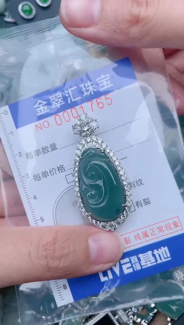 【闪购商品】翡翠颈饰未镶嵌1765...1