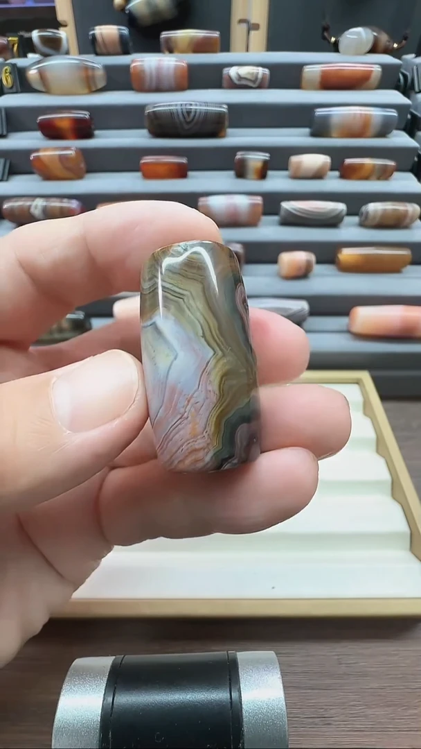 未镶嵌颈饰玛瑙/玉髓玛瑙40*22