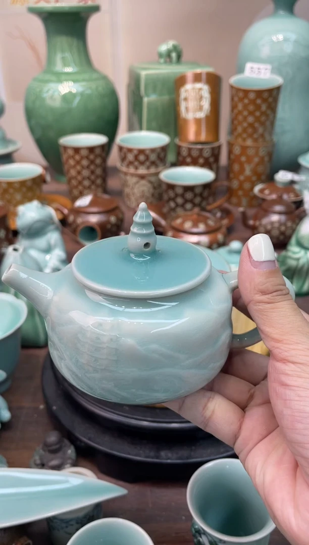 瓷微瑕  慧仙青瓷 龙泉青瓷大促