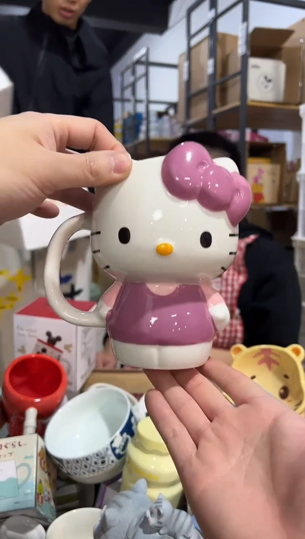 【闪购商品】杯陶瓷粉色kt全身杯