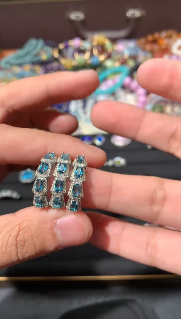 未镶嵌戒指托帕石Y43【多样性发其一】