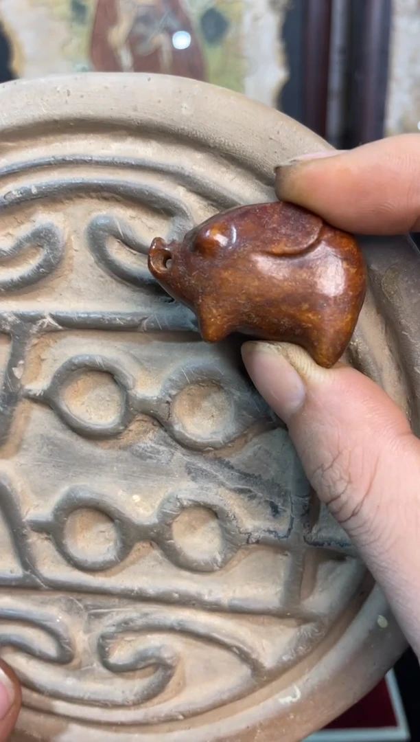 瓷片手工，手绘，陶瓷