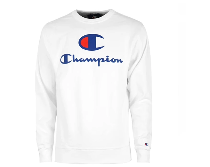 CHAMPION男新品经典Logo休闲细绒圆领套头C3-V008