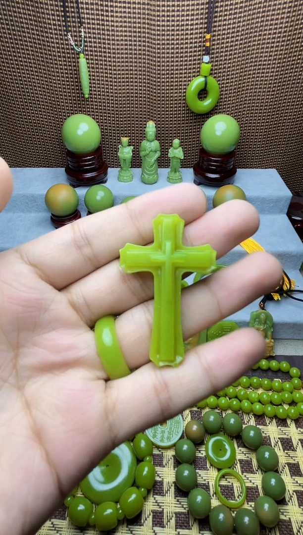 石材福***角夜光十字架