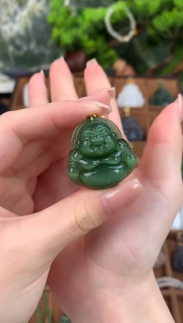 颈饰未镶嵌和田玉吊坠30mm