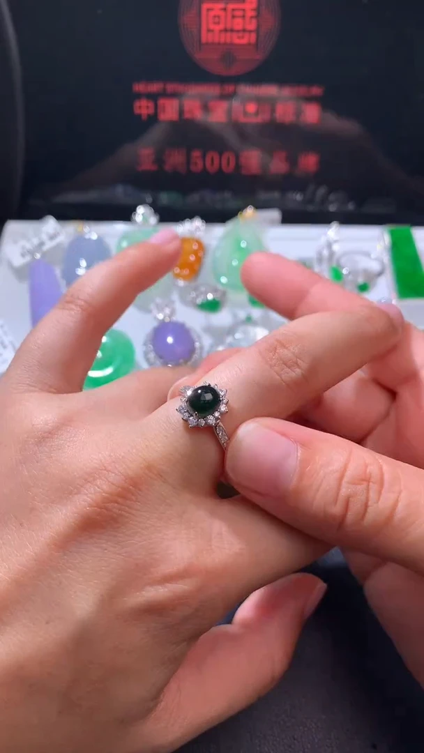 颈饰未镶嵌翡翠