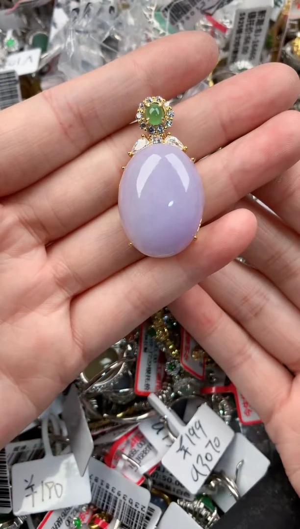 银S925镶嵌戒指翡翠555           1