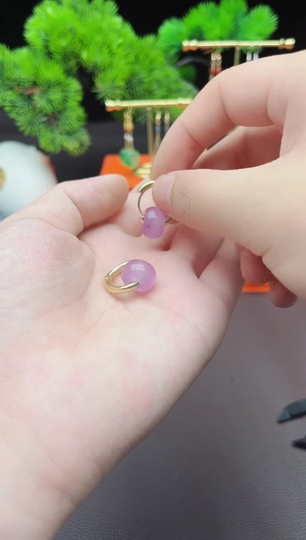 玛瑙/玉髓耳饰银S925镶嵌727000