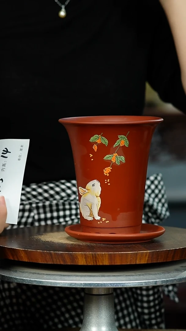 紫砂花盆5117+Z紫砂花盆紫砂