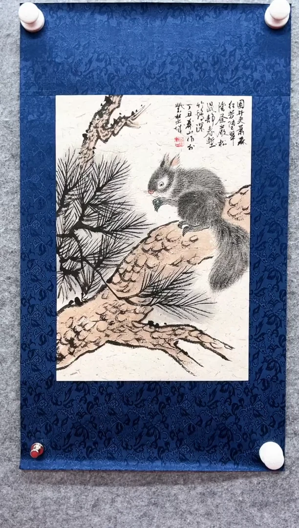 国画马凤山-1平尺-国画作品