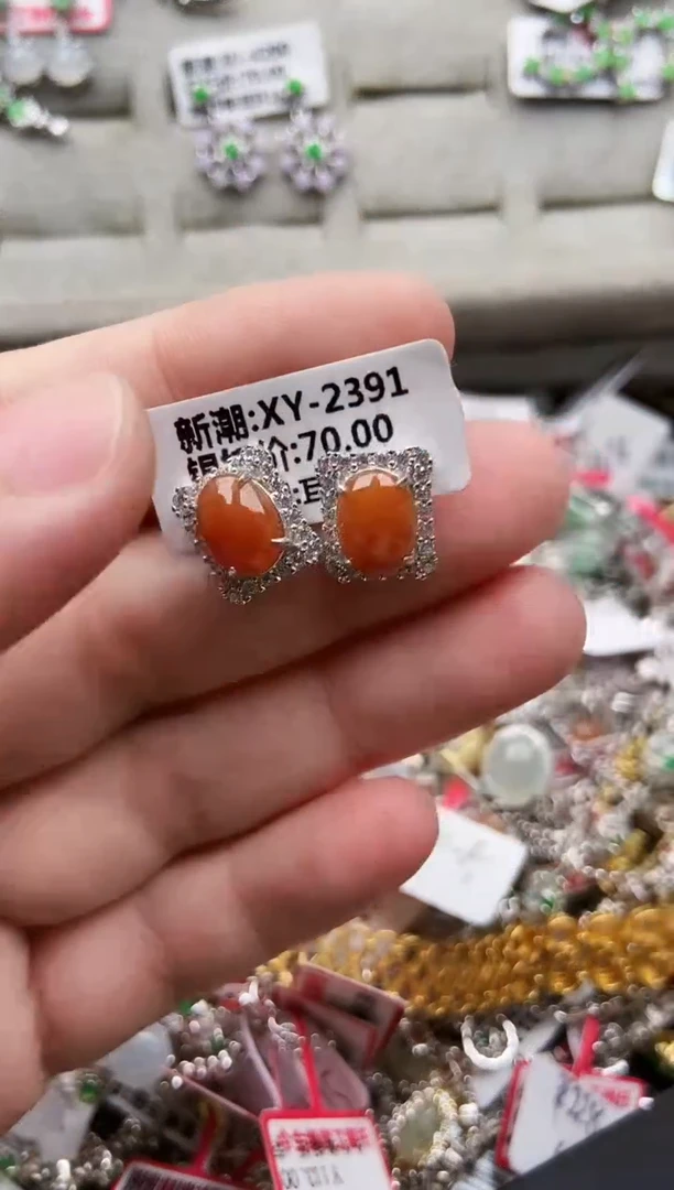 【闪购商品】翡翠戒指银S925镶嵌2222222-2