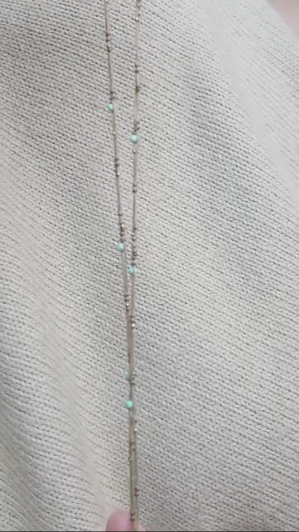 裸石蜜蜡未镶嵌Y****e绿 松 石 锁骨绳