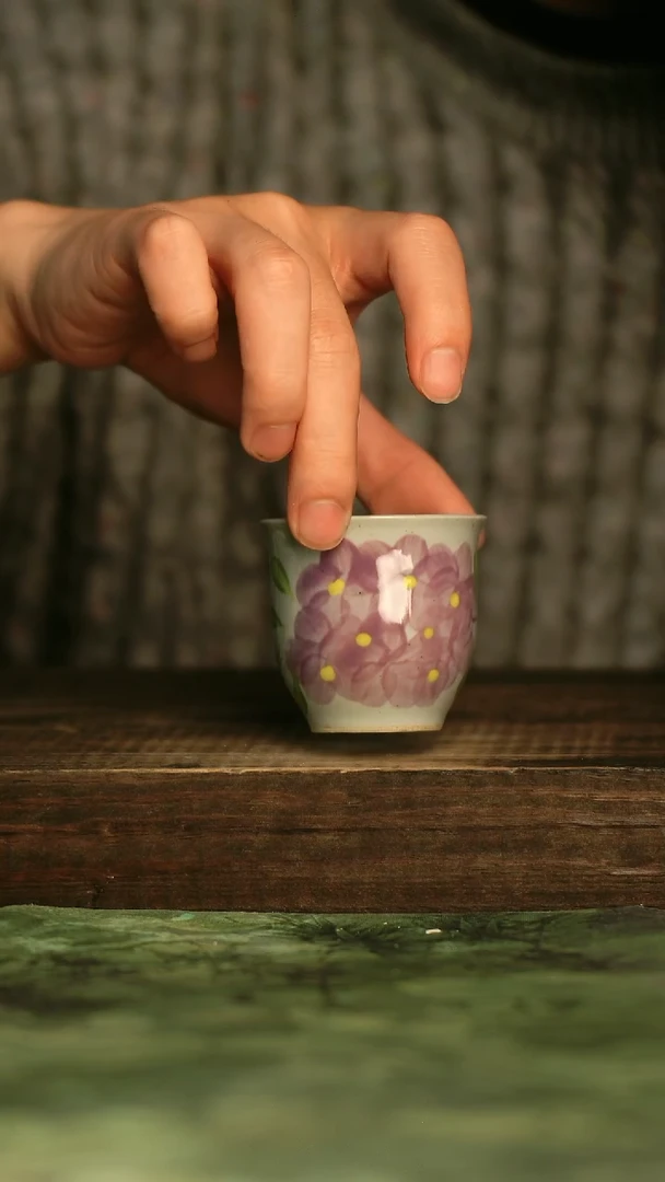 瓷器青诗集手工手绘瓷器