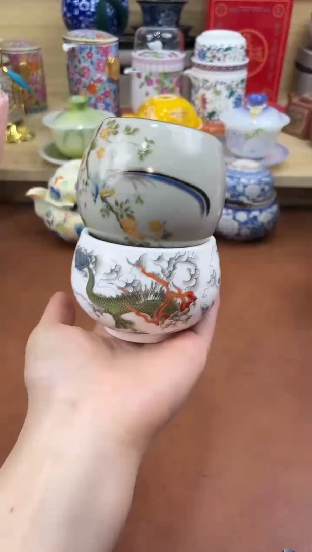 陶陶瓷茶具摆件旅行套组