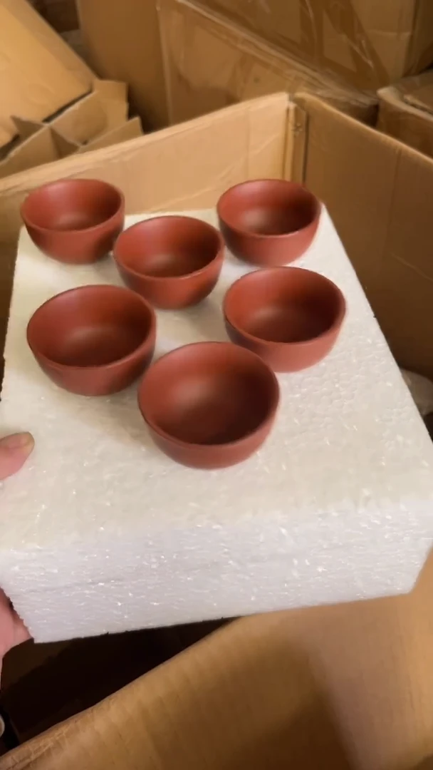 茶壶紫砂6个紫砂杯子35毫升正品包邮