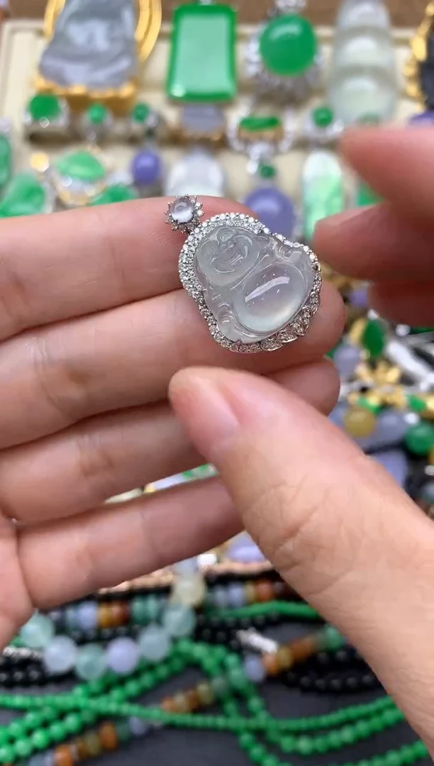 【闪购商品】翡翠颈饰18K金镶嵌422-中国好珍宝