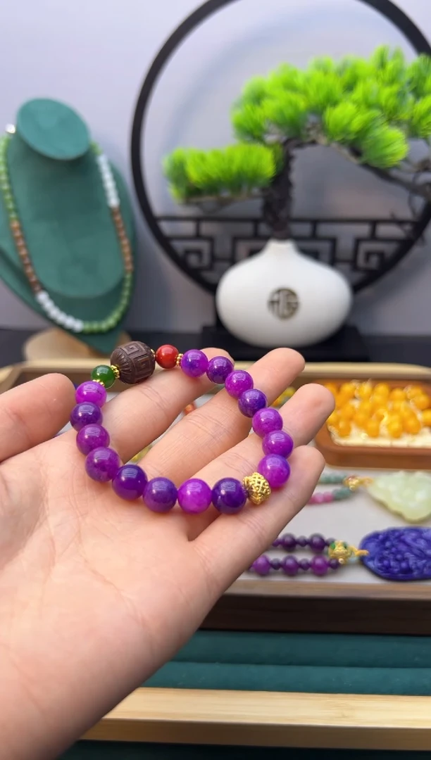 【闪购商品】苏纪石（舒俱来）手链14K金镶嵌S07