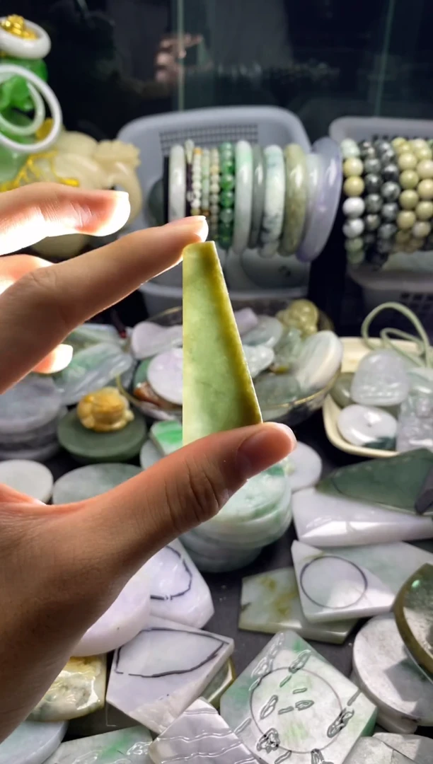 散珠翡翠翡翠A货16