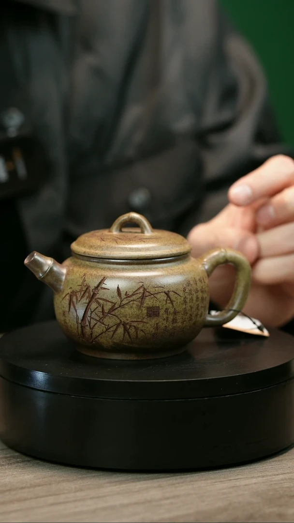 茶壶紫砂风**风H2297李琴段泥竹鼓