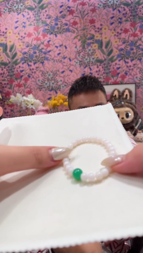 蛋白石未镶嵌手串粉澳宝手串