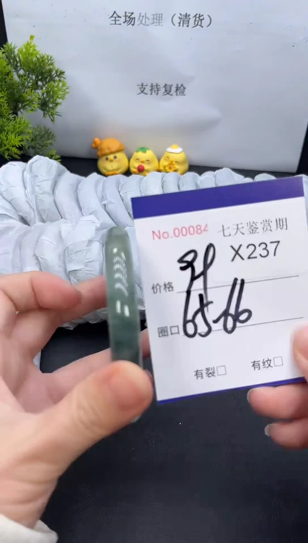 未镶嵌手镯翡翠x237