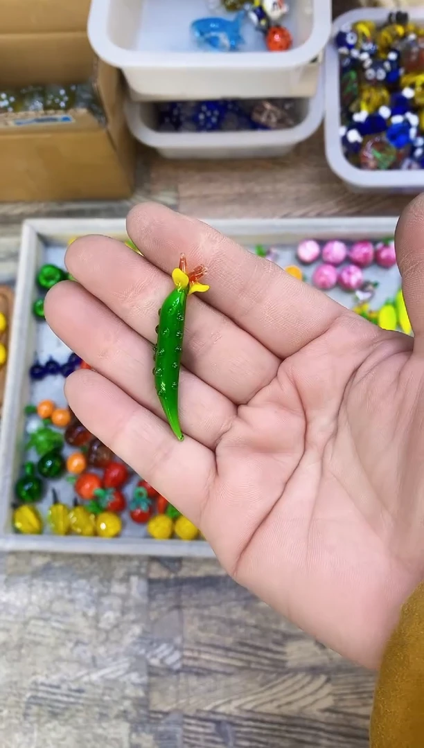 【闪购商品】琉璃手工艺品黄瓜